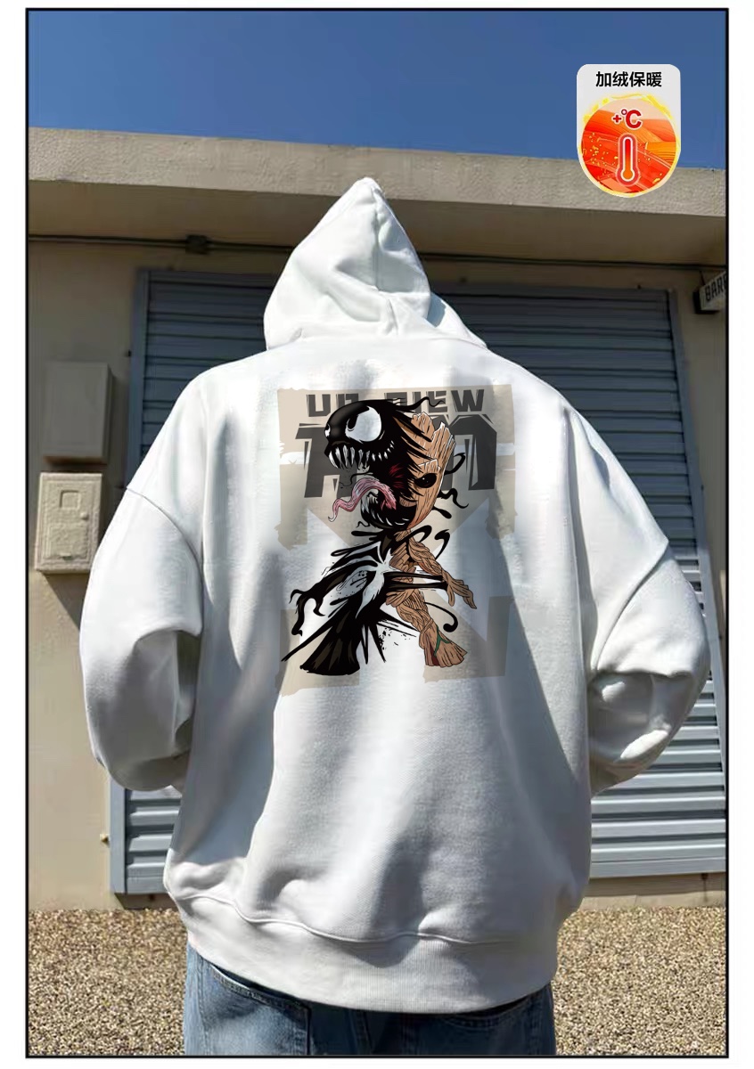 💰205
NIKE 耐克 漫威 格鲁特 加绒连帽卫衣 男女同款 情侣款
采用原版定制450g轻氧棉面料 内里超重磅设定 银狐绒加绒内里 索温蓄热 不惧寒冷
下摆双排车缝线 搭配原版350g 2x2螺纹
原版领标 吊牌 一应俱全 品质升级。
尺码数据:
M【170cm】:衣长70/胸围112/(适合130斤以内)
L【175cm】:衣长73/胸围118/(适合160斤以内)
XL【180cm】:衣长75/胸围124/(适合190斤以内)
💡:帽绳如不喜欢,可自行抽出拆卸,廓形帽衫玩转不同穿法。