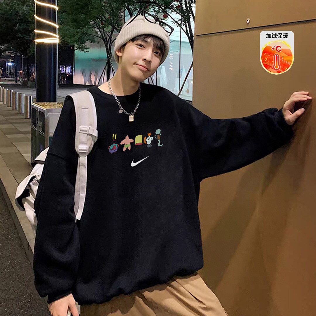 💰185
NIKE 耐克 海绵宝宝插画 小图案 加绒保暖 圆领卫衣 男女同款
采用原版定制420g轻氧棉面料内里超重磅设定 银狐绒加绒内里 索温蓄热 不惧寒冷
搭配原版320g 2x2螺纹 高密拼接不易变形。
原版领标 吊牌 一应俱全 品质升级。
颜色:黑/白
尺码:M L XL(尺码表图9)
注:
落肩袖设计 版型偏大
平时穿衣习惯偏合身 建议选小一码