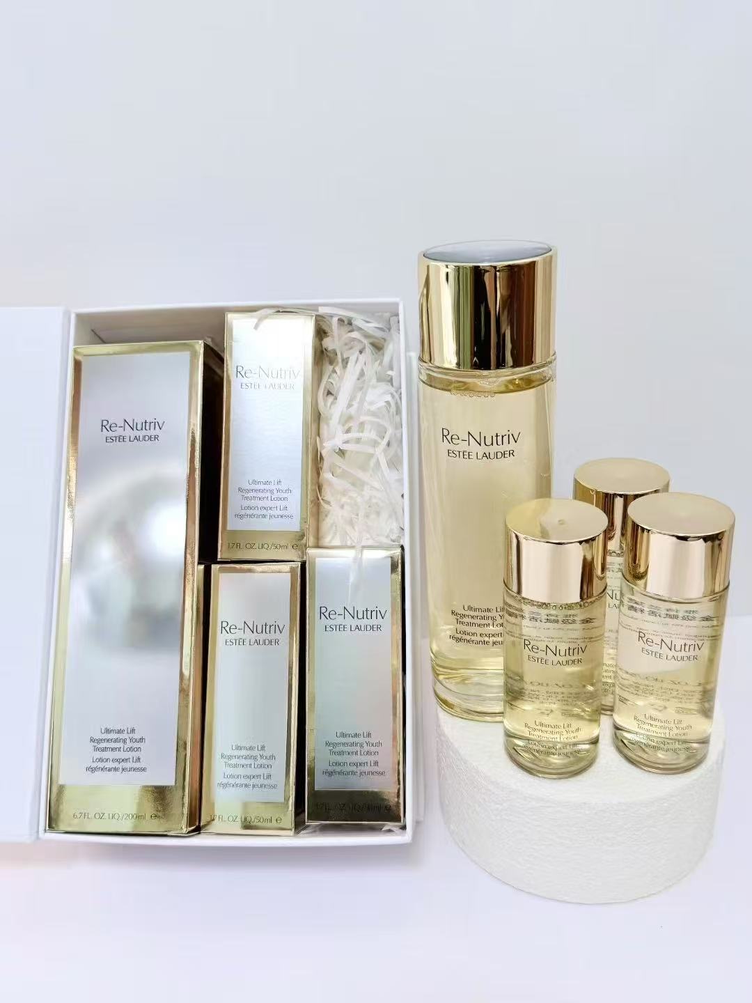 Estée Lauder set de agua de platino esencial 3+1! Contiene: 200ml*1+50ml*3.