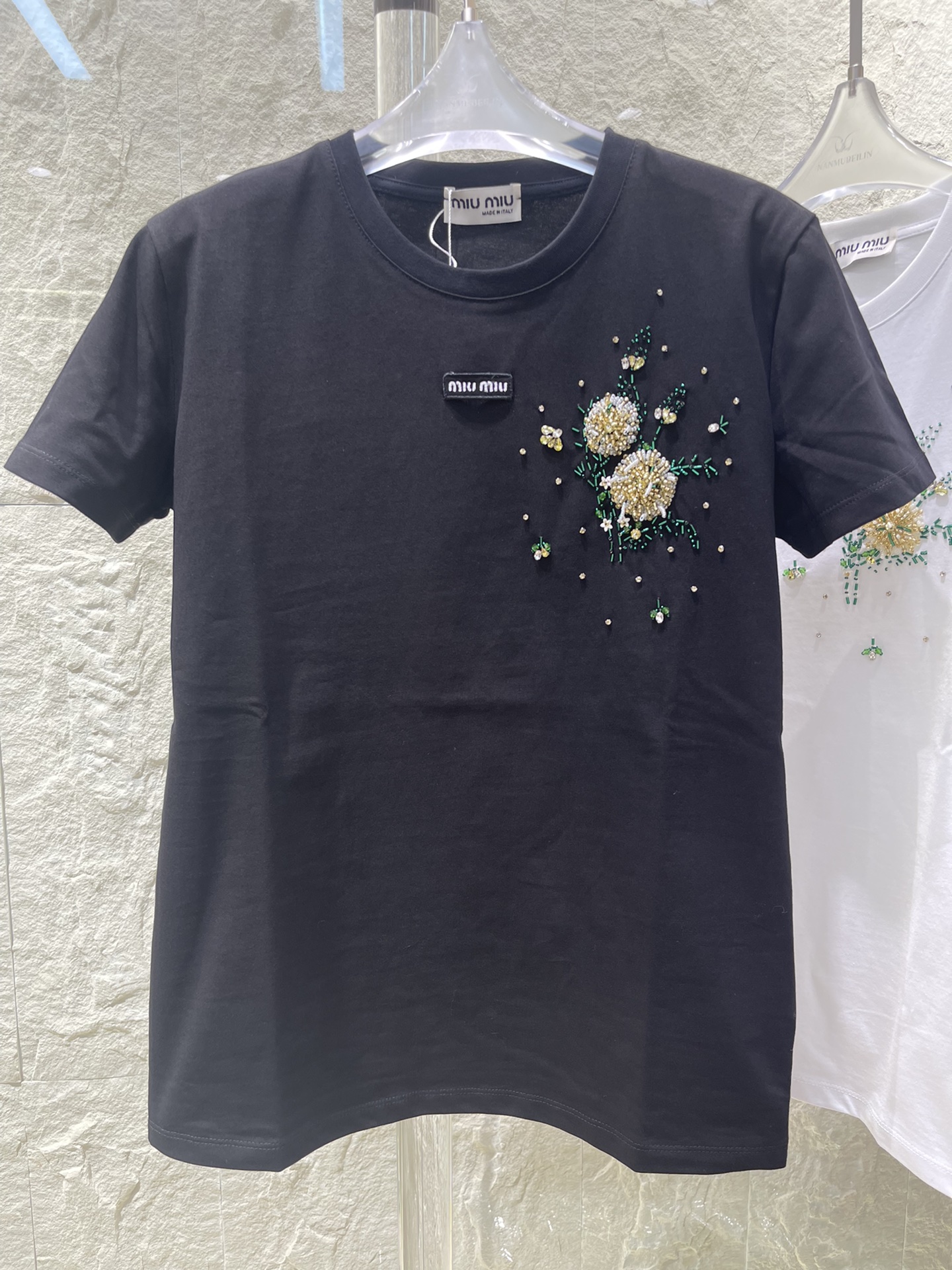 MiuMiu Vêtements T-Shirt Collection printemps – été Manches courtes