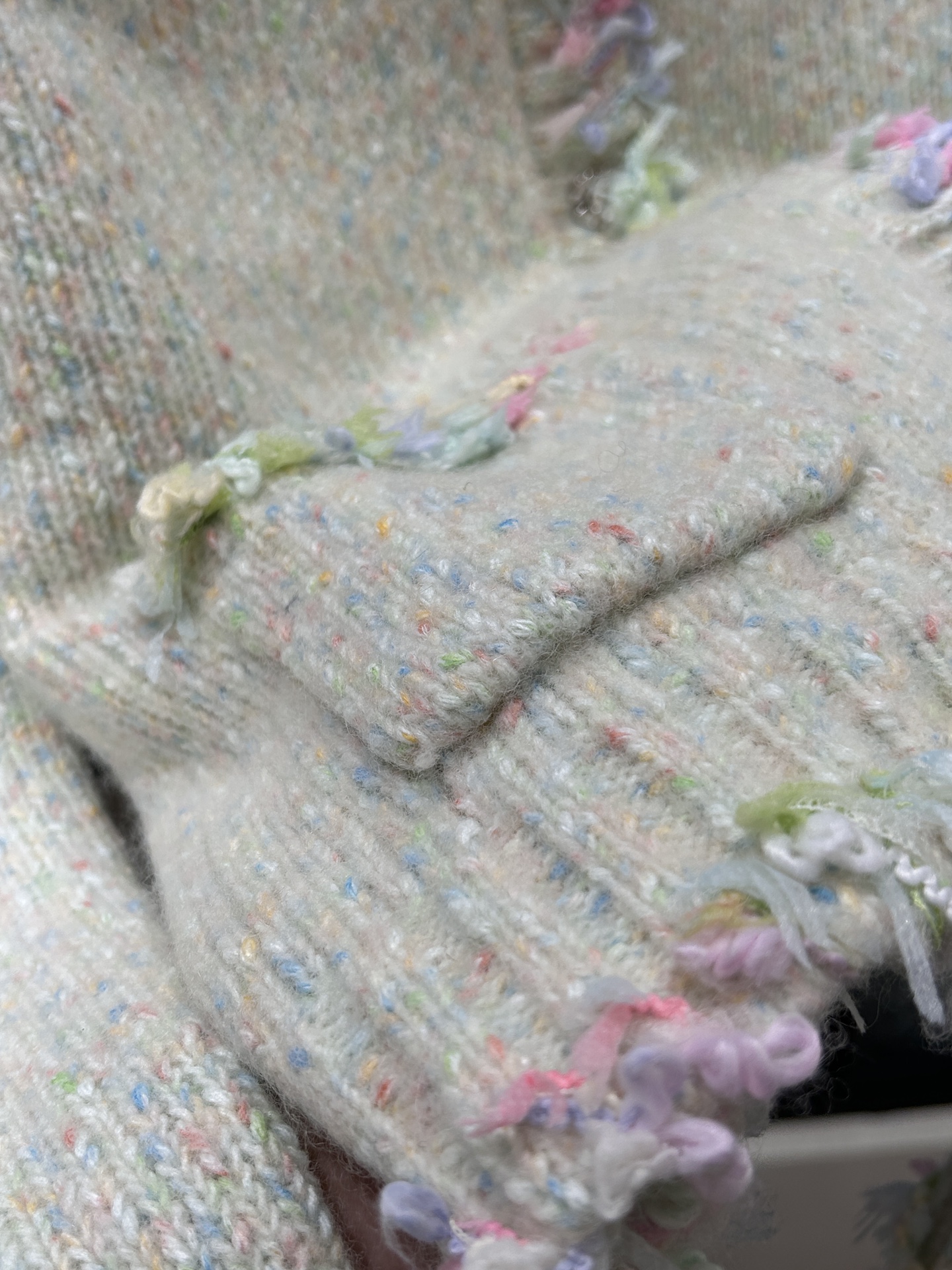 Chanel Multicolor Knit Cardigan, Women's Apparel, Size 36-40 7 i1757655959 1748 0