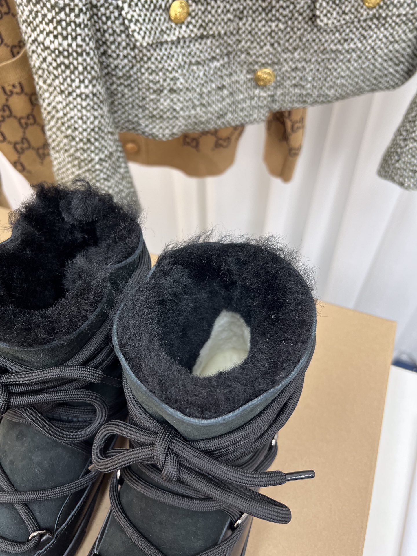 “INUIKII 2023 High-End Snow Boots: Genuine Leather, Real Wool, Durable Rubber Sole” - 图片 8