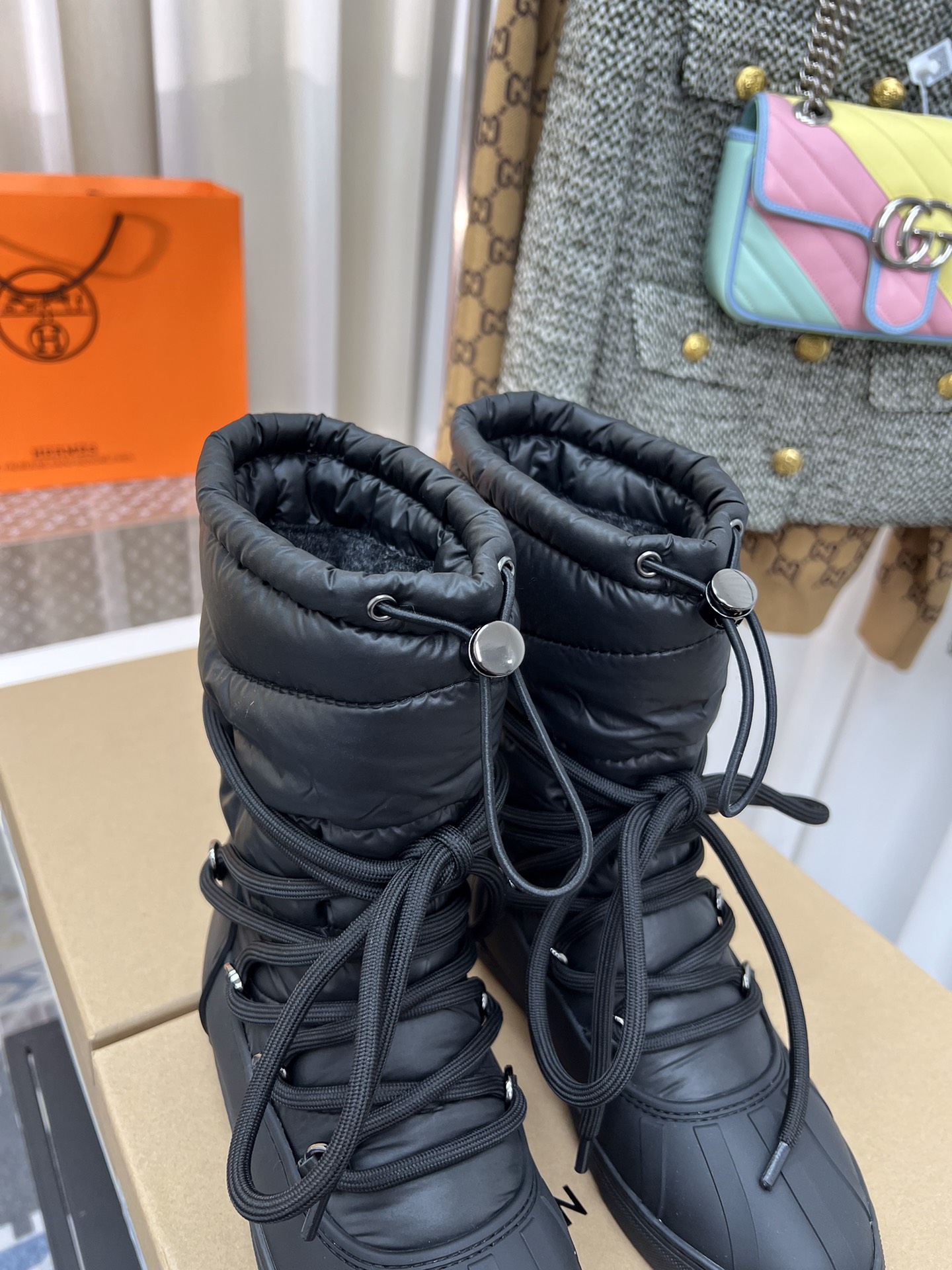 INUIKLL2023s High-End P850 Snow Boots with Waterproof Feathers and Wool Lining - 图片 5