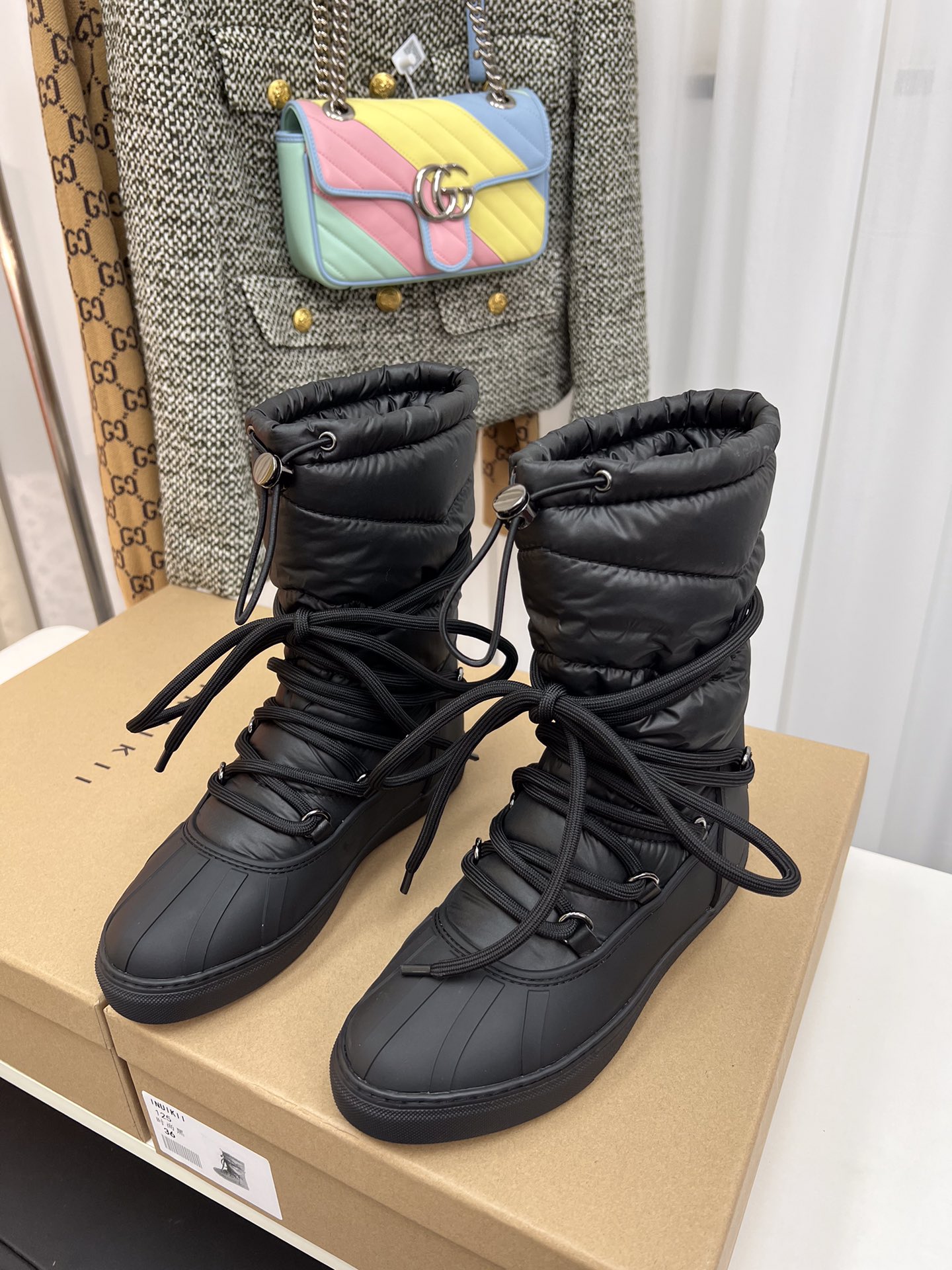 INUIKLL2023s High-End P850 Snow Boots with Waterproof Feathers and Wool Lining - 图片 2