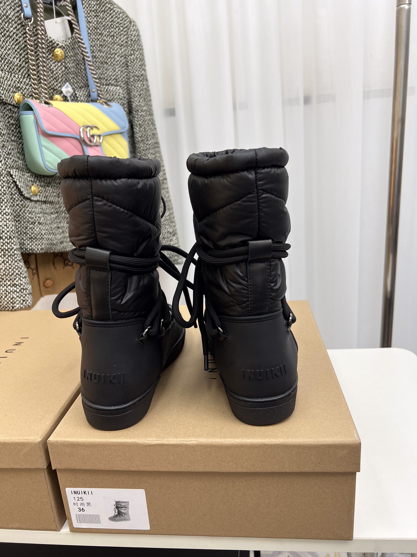 INUIKLL2023s High-End P850 Snow Boots with Waterproof Feathers and Wool Lining - 图片 8