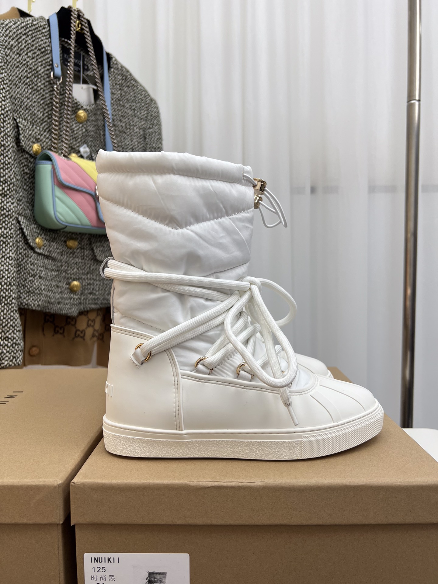 INUIKLL2023s High-End P850 Snow Boots with Waterproof Feathers and Wool Lining. - 图片 2