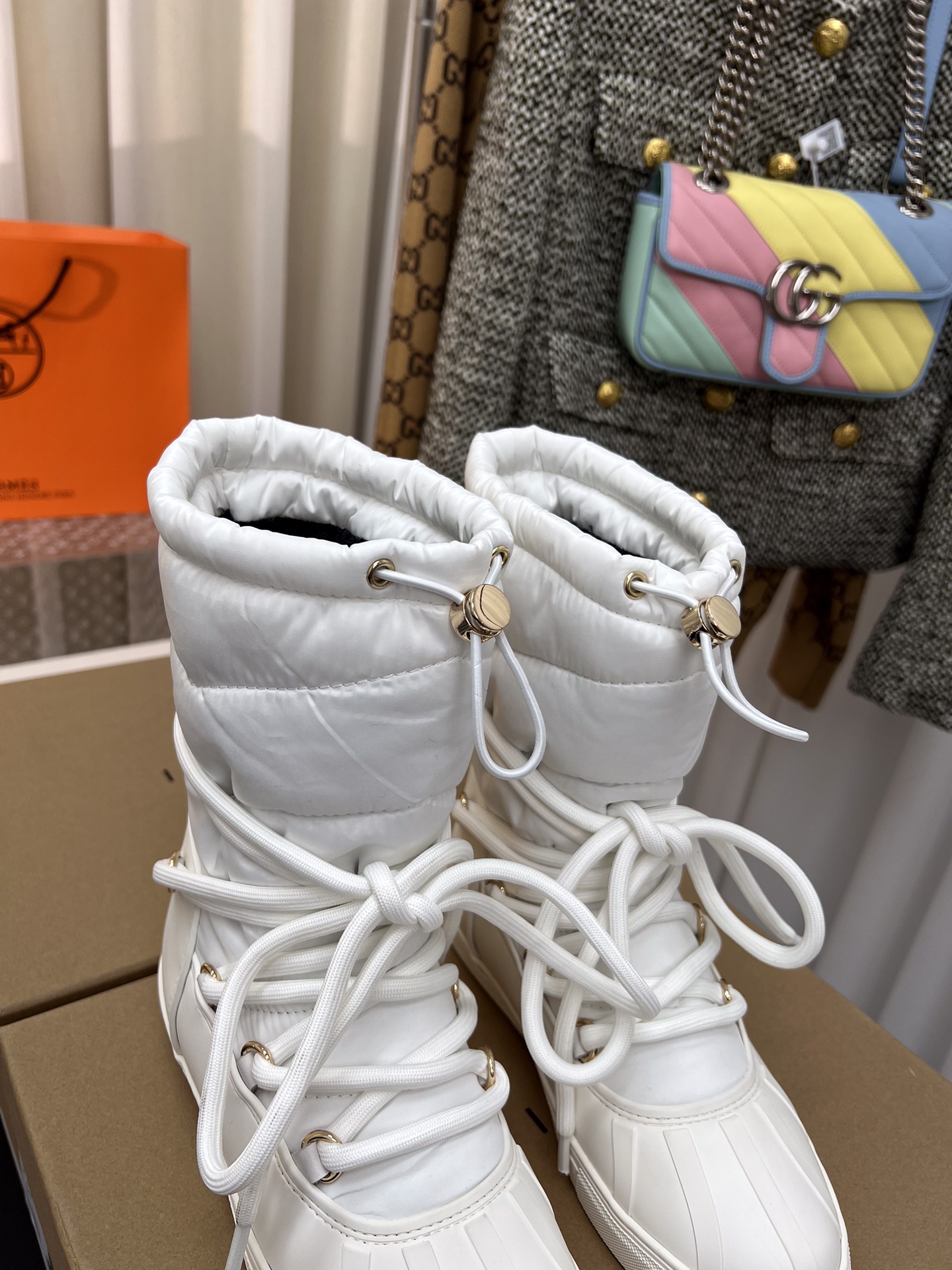 INUIKLL2023s High-End P850 Snow Boots with Waterproof Feathers and Wool Lining. - 图片 6