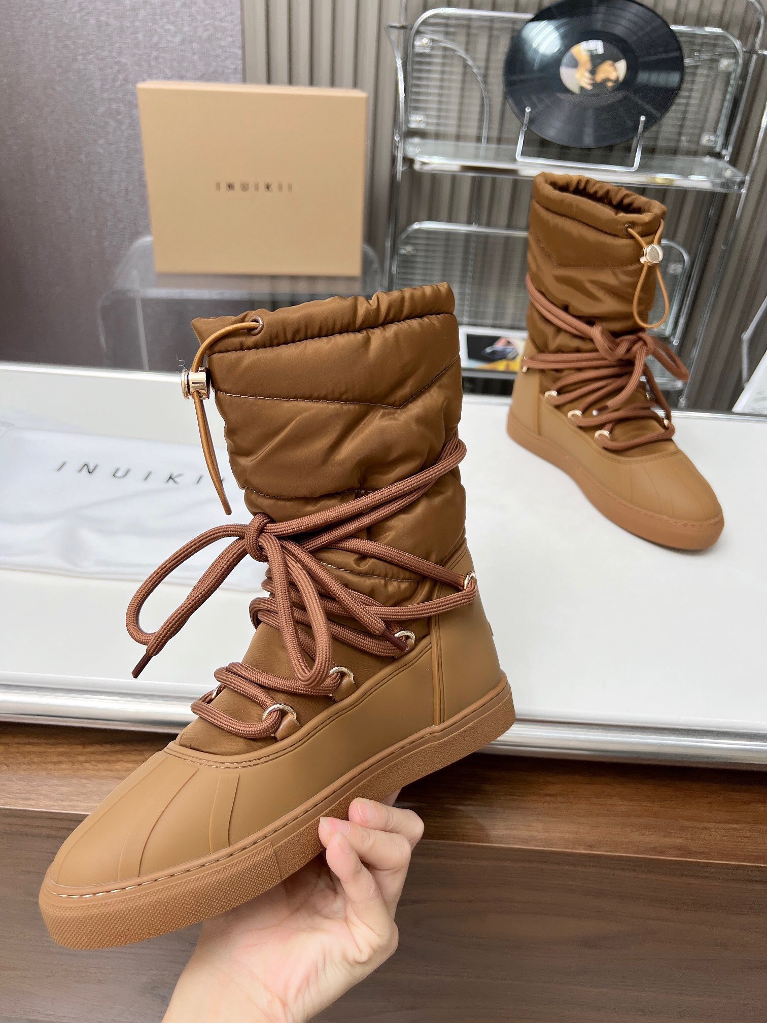 High-End Waterproof Snow Boots with Real Wool and Rubber Sole – INUIKLL2023s P850 Summary - 图片 5