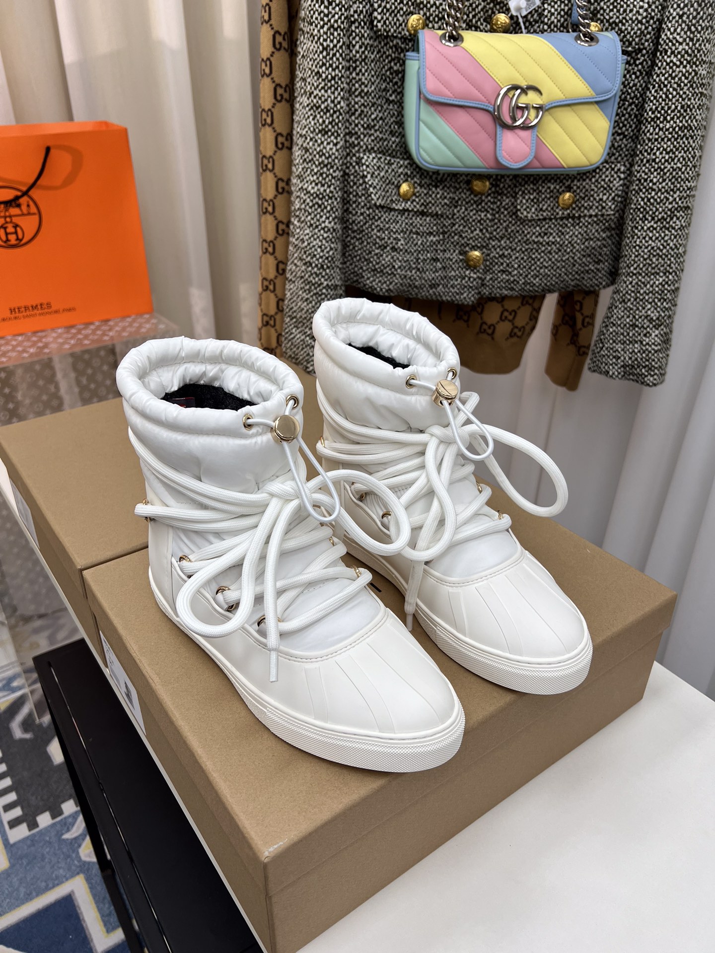 INUIKLL2023s High-End Waterproof Snow Boots with Rubber Bottom and 40 Coders. - 图片 2