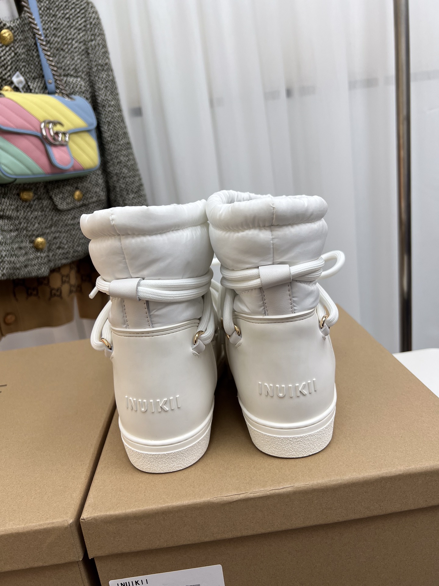 INUIKLL2023s High-End Waterproof Snow Boots with Rubber Bottom and 40 Coders. - 图片 9