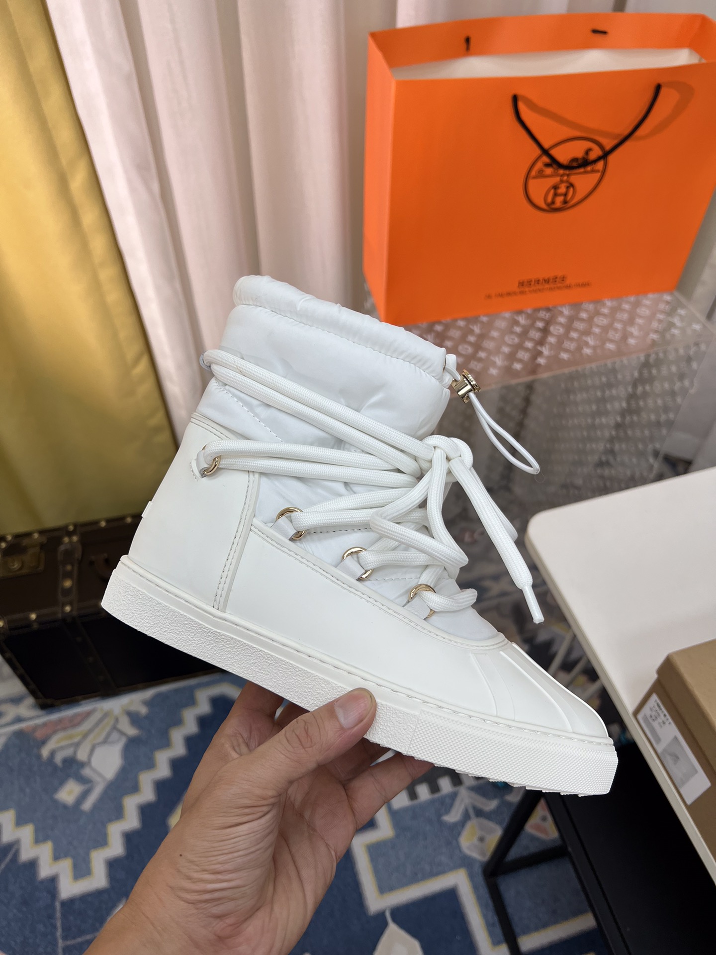 INUIKLL2023s High-End Waterproof Snow Boots with Rubber Bottom and 40 Coders. - 图片 6