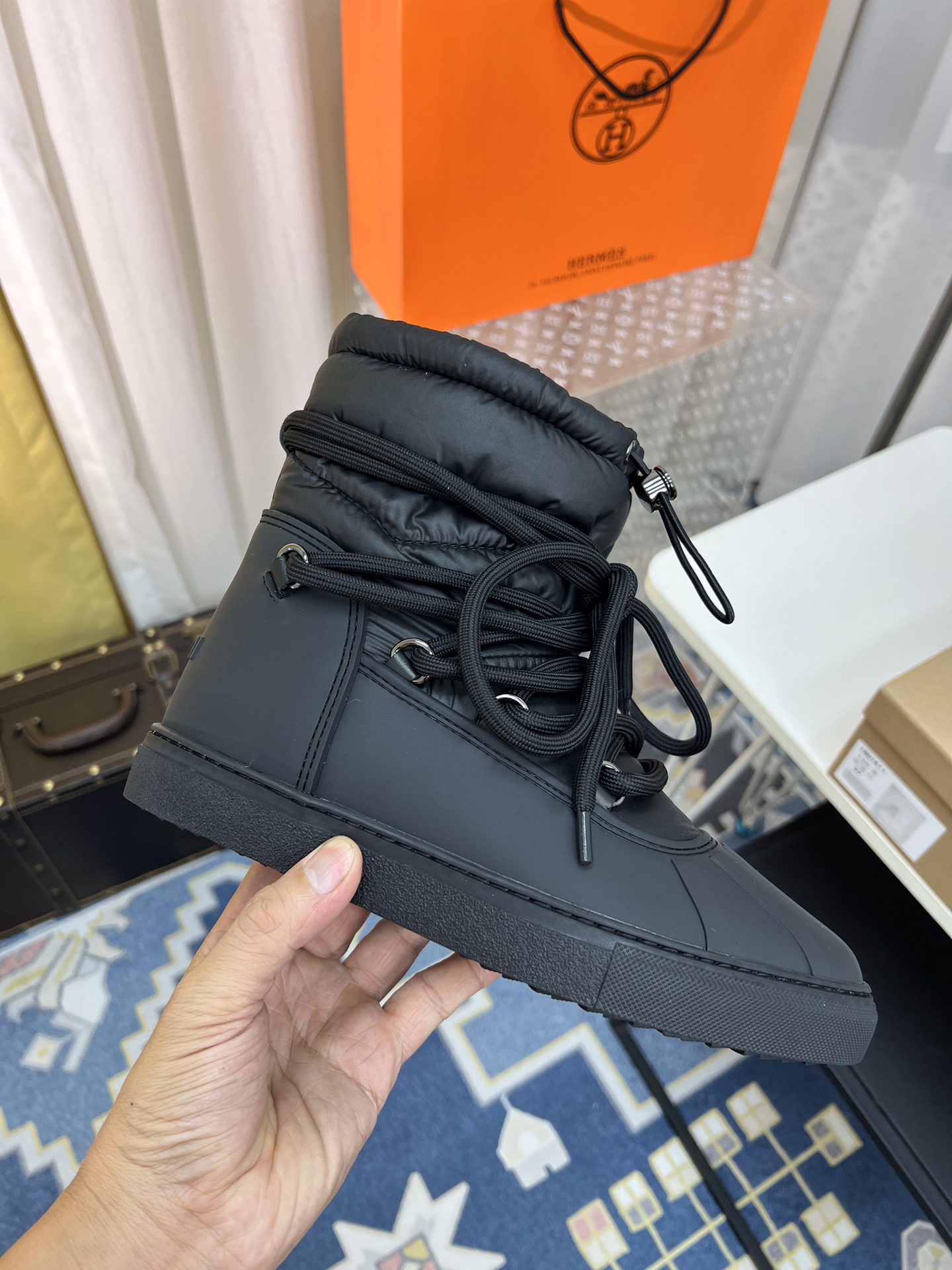 INUIKLL2023 High-End Snow Boots with Waterproof Feathers and Rubber Sole - 图片 5