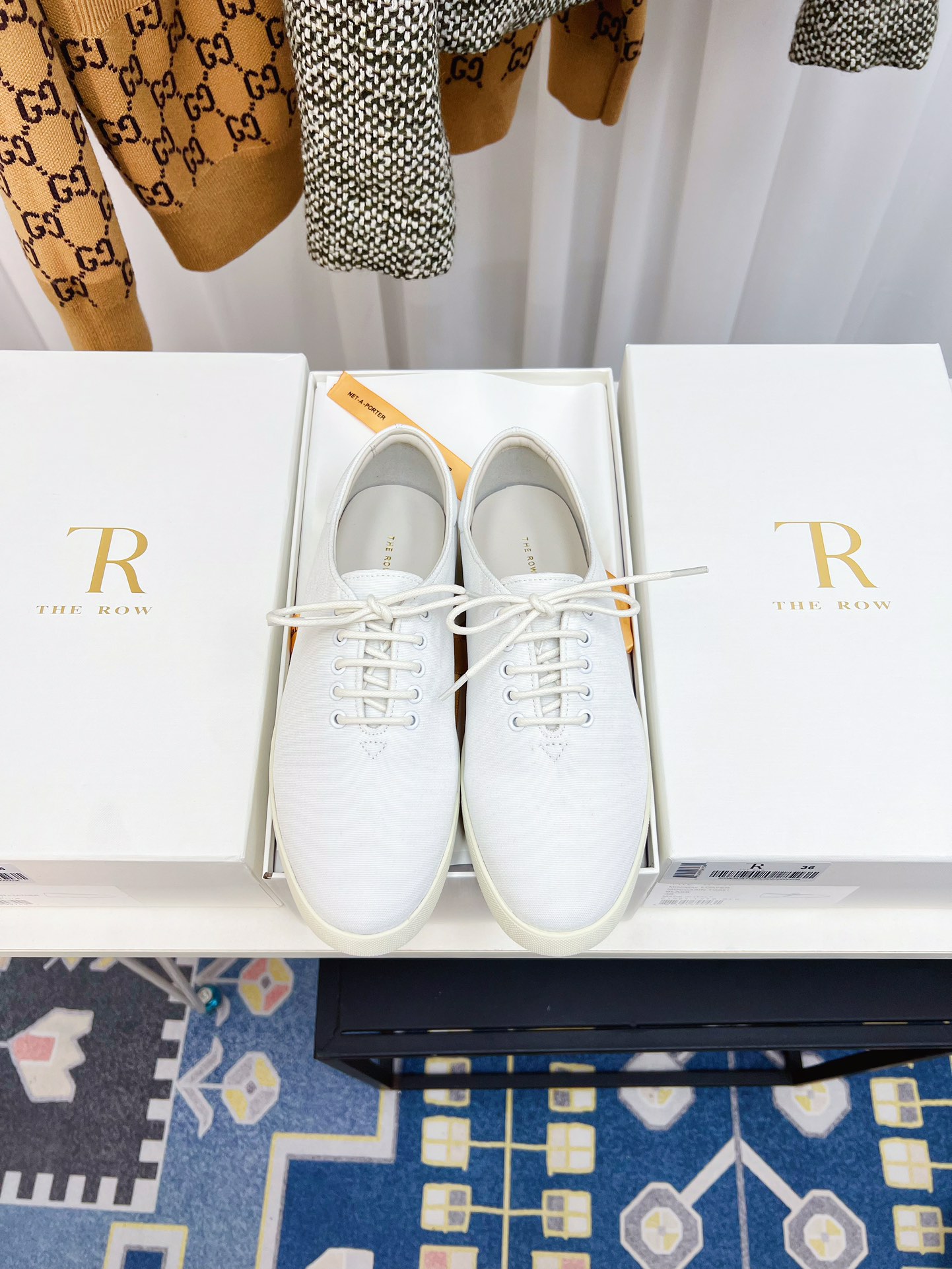 “Summer Canvas Sneakers: P500 The Row Sam, Ideal for Leisure Closet”