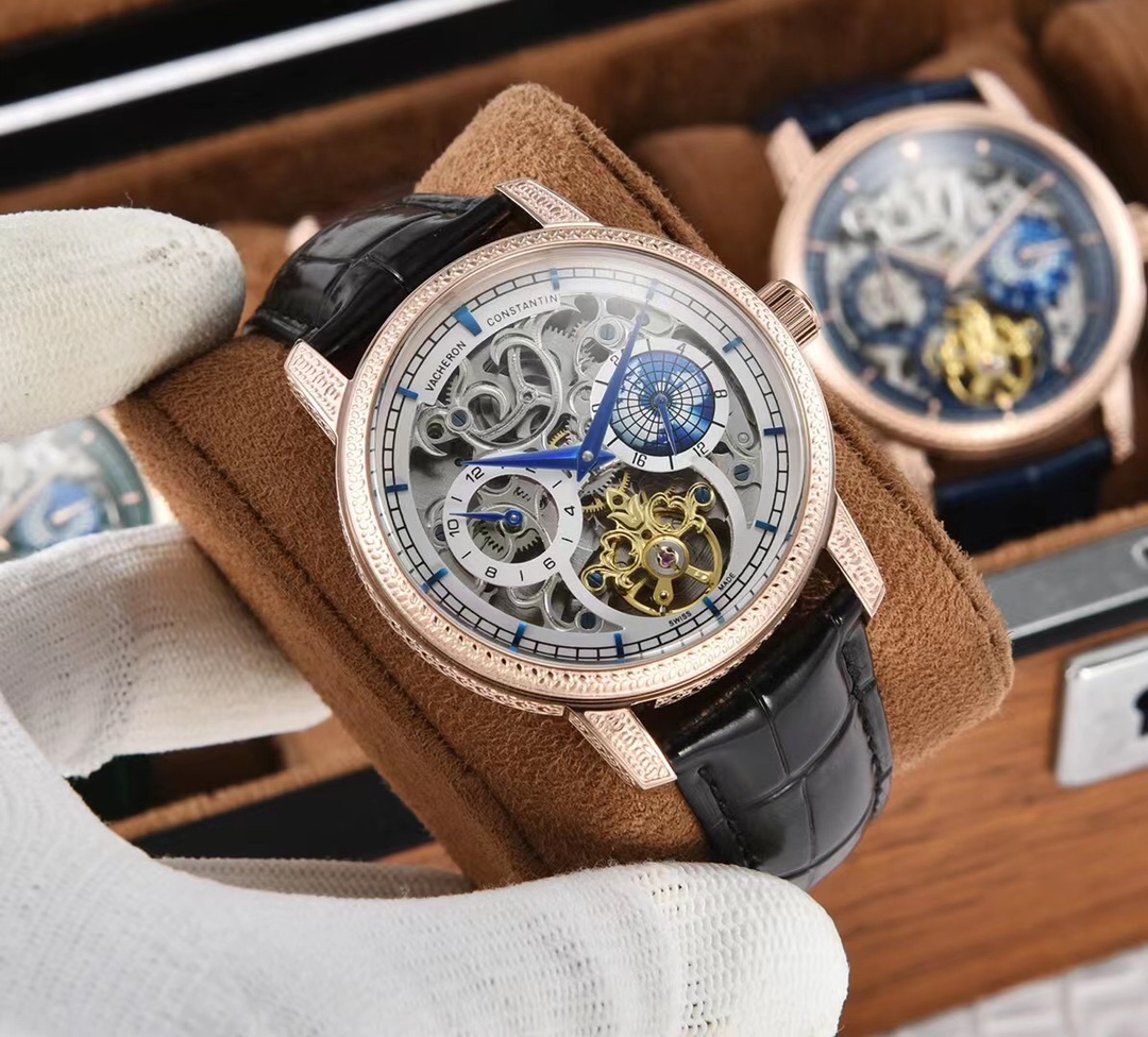 NO:726618,The latest masterpiece: [Celebrate] Vacheron Constantin [Celebrate] Advanced Manual Coaxial Tourbillon 'Engraved Edition' Special Edition Skeleton Carved Multi-Function Tourbillon Movement. The case is perfectly polished from the front and back sides of the case and the hand-engraved craftsmanship. The diameter is 4  3mm. Thickness 12mm. Arched watch mirror. Hands. The factory spares no expense from design to mold opening. Style. Inspection many times. The strap is made of Italian cowhide crocodile and large bamboo pattern strap, hand-stitched, details are in place, vacheron, cowhide19860909最新力作:[庆祝]江诗丹顿[庆祝]高级手动同轴陀飞轮“雕花版”特别版镂空雕花多功能陀飞轮机芯,表壳不管是从表壳正面与反面壳型的侧面与手工雕花工艺打磨均完美.直径为43mm.厚度12毫米.拱形表镜.表针工厂不惜成本,从设计到开模.式样.检验多次表带采用意大利牛皮鳄鱼大竹纹表带,手工缝线,细节到位,,vacheron,cowhide,Watch