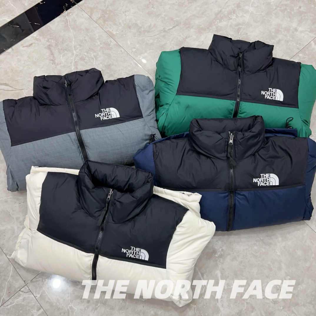 Verkoop alleen van hoge kwaliteit
 The North Face Kleding Bontmantel Zwart Bruin Bourgondië Donkergroen Groen Grijs Matcha groen Roze Rood Wit Borduurwerk Wintercollectie