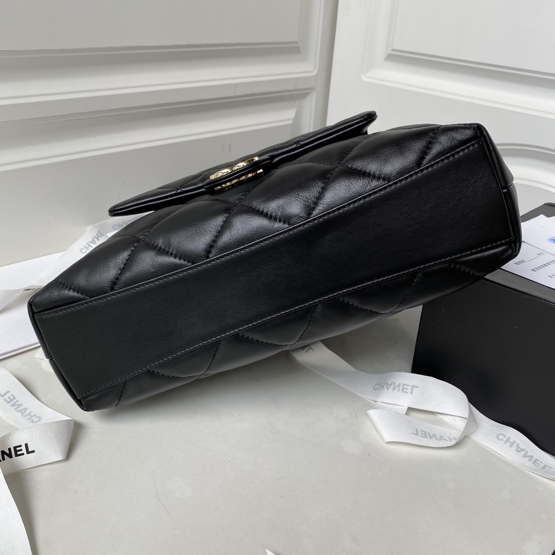 CHANEL 23P⚜️AS4359 ✨23BAG Tote 意大利🇮🇹一级【GR】小牛皮 前面附带小袋✅手感细腻软乎,经 5