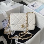 Chanel Crossbody & Shoulder Bags Black White Chains
