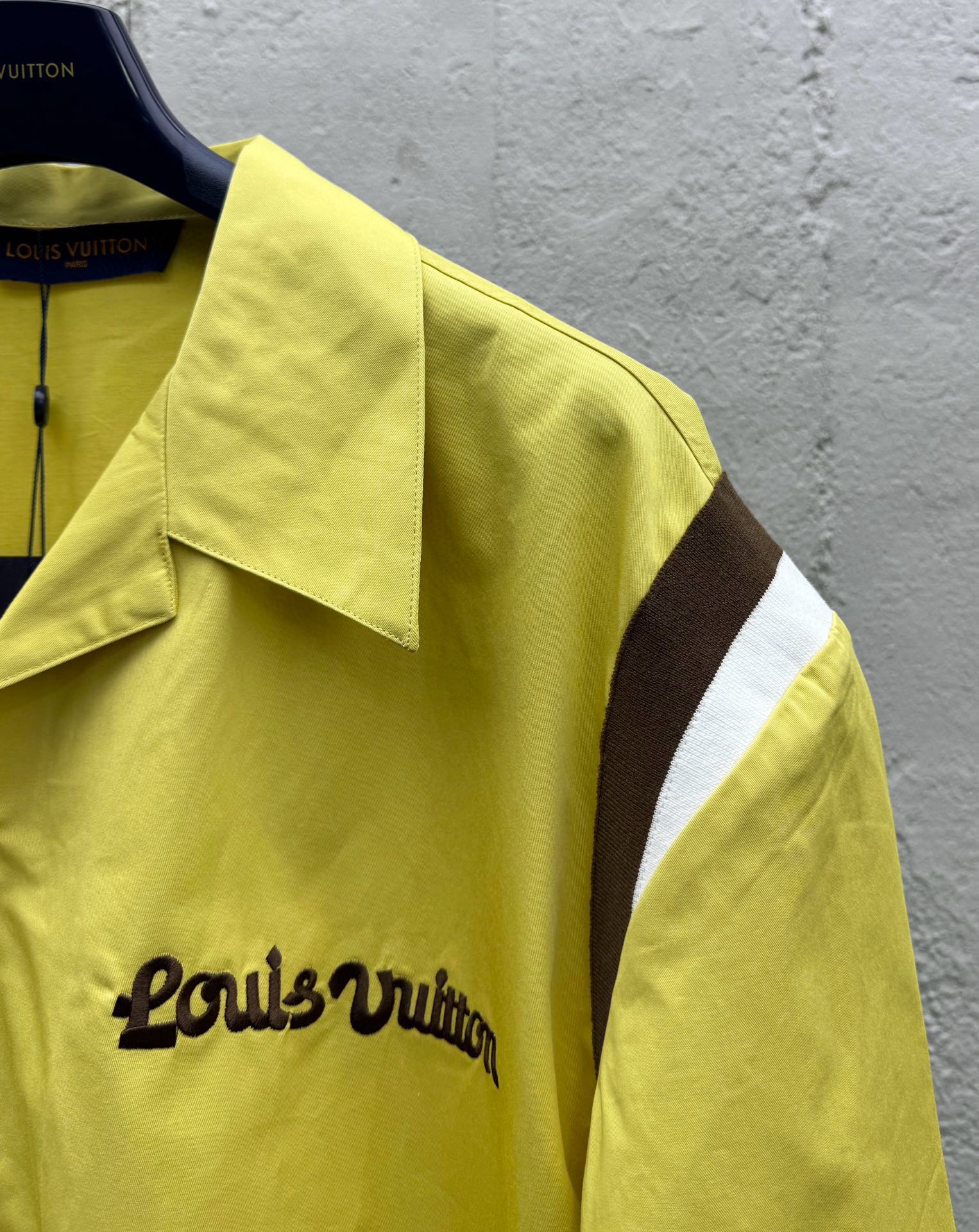 LOUIS VUITTON 织带刺绣翻领短袖衬衫 5