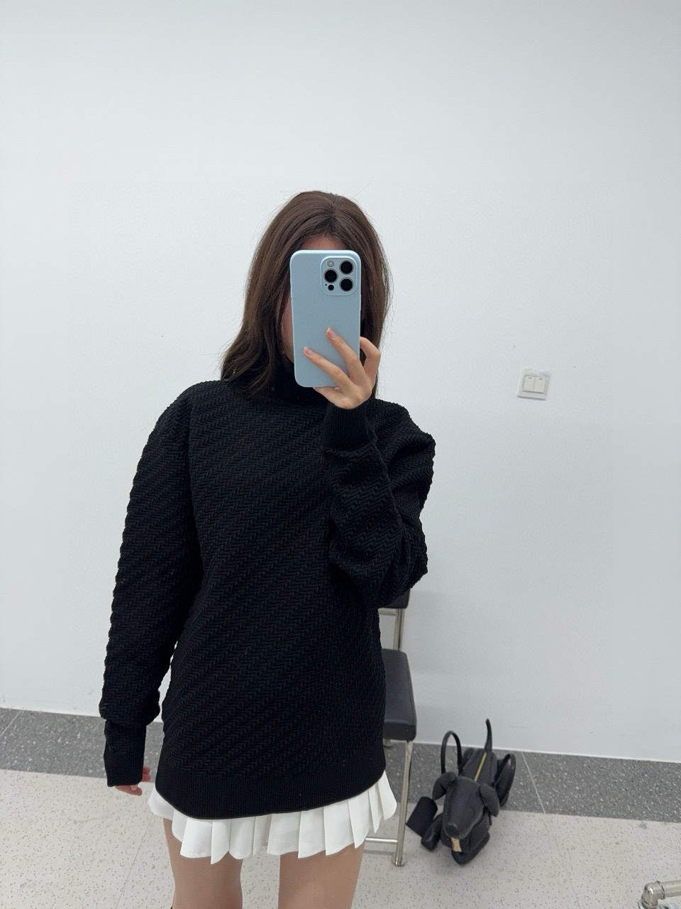 PRADA Stretch Turn Neck Knit Sweater Manufacturing Description: The 14