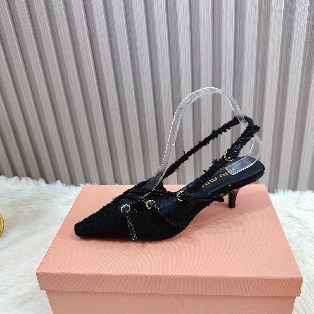 Miu Miu Women's Elegant Embellished Slingback Kitten Heel Pumps 2 i1735388422 1754 7