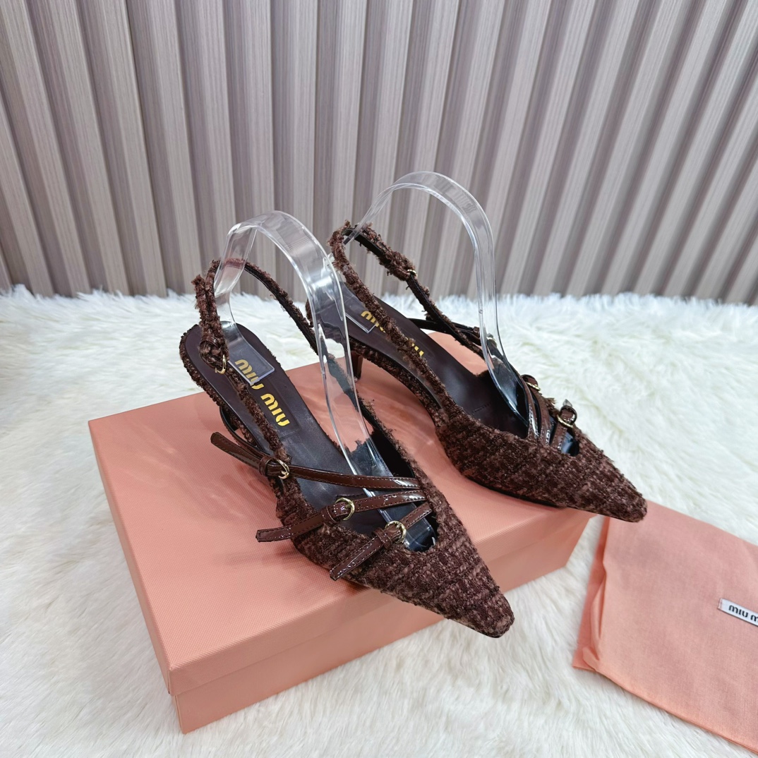 Miu Miu Women's Pointed Toe Slingback Kitten Heel Pumps - Elegant & Chic 3 i1735388505 6049 1