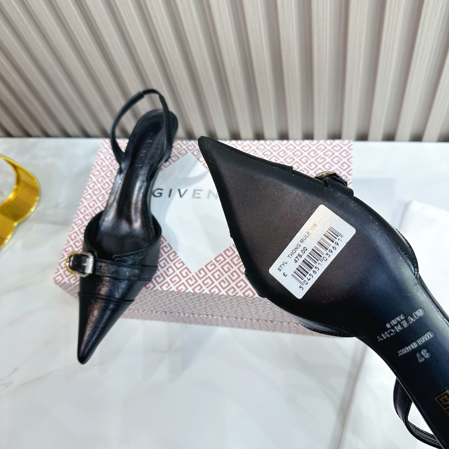 Givenchy Slingback Pumps in Leather with Buckle Detail, Pointed Toe 10 i1741495803903 5308 0 8