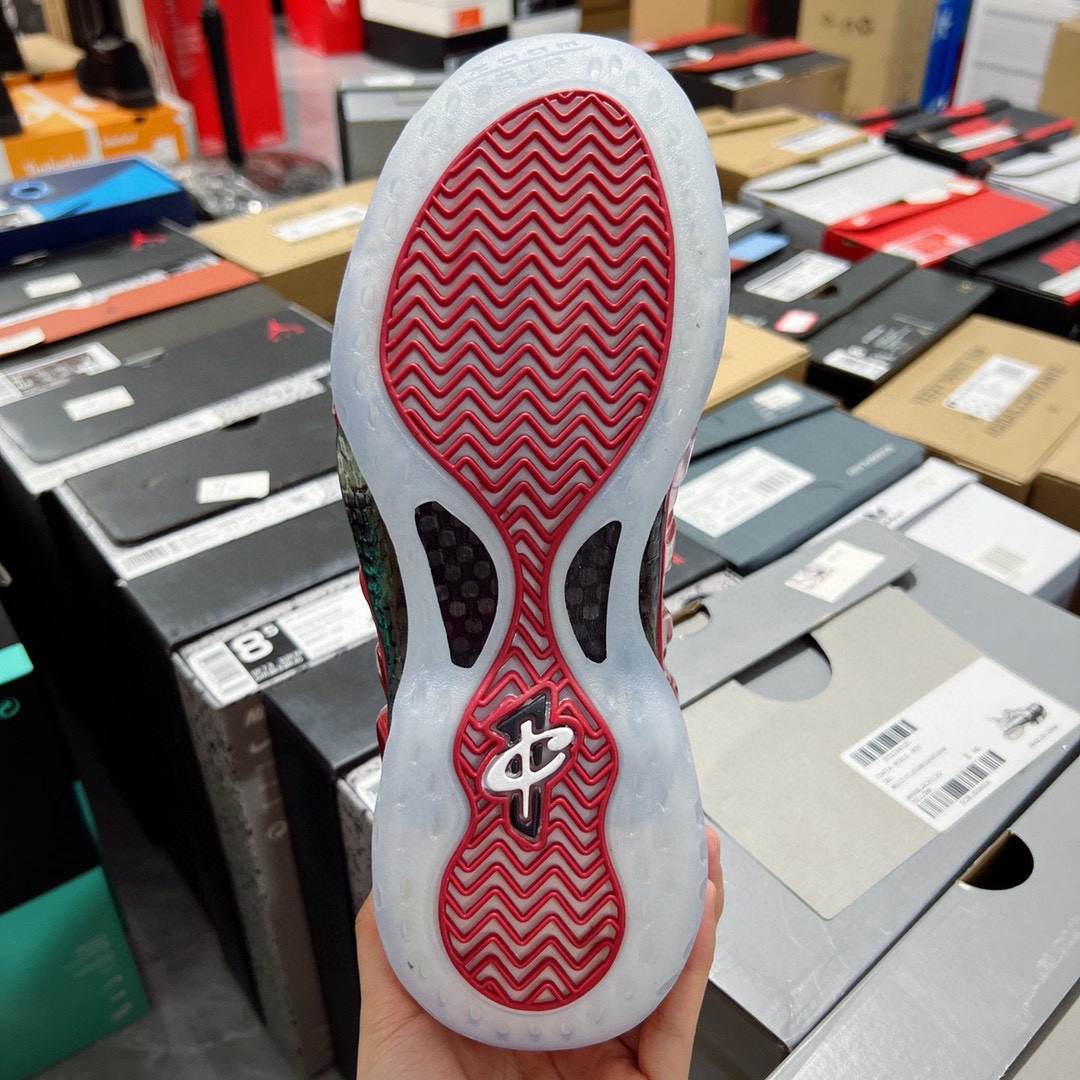 特价‼️ 东莞万江 Air Foamposite Pro 红喷 东莞原装灌注工艺传承‼️工厂资金回笼‼️