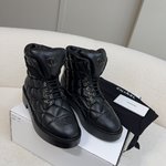 High Quality Perfect
 Chanel Short Boots Genuine Leather Lambskin Sheepskin TPU
