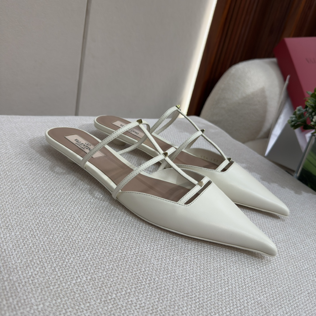 발렌티노 가라바니 락스터드 위스피 마이크로힐 뮬 94131 이미지 3