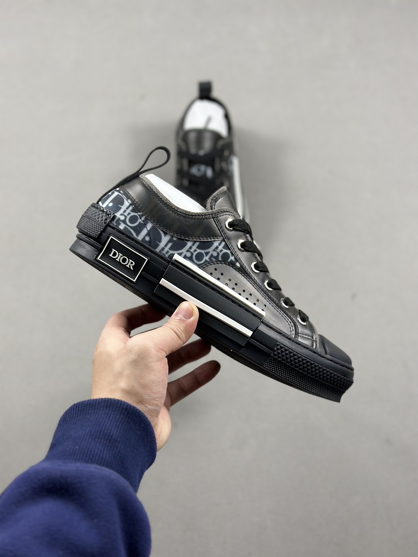 360 （全新版本） Dior B23 Oblique High Top Sneakers