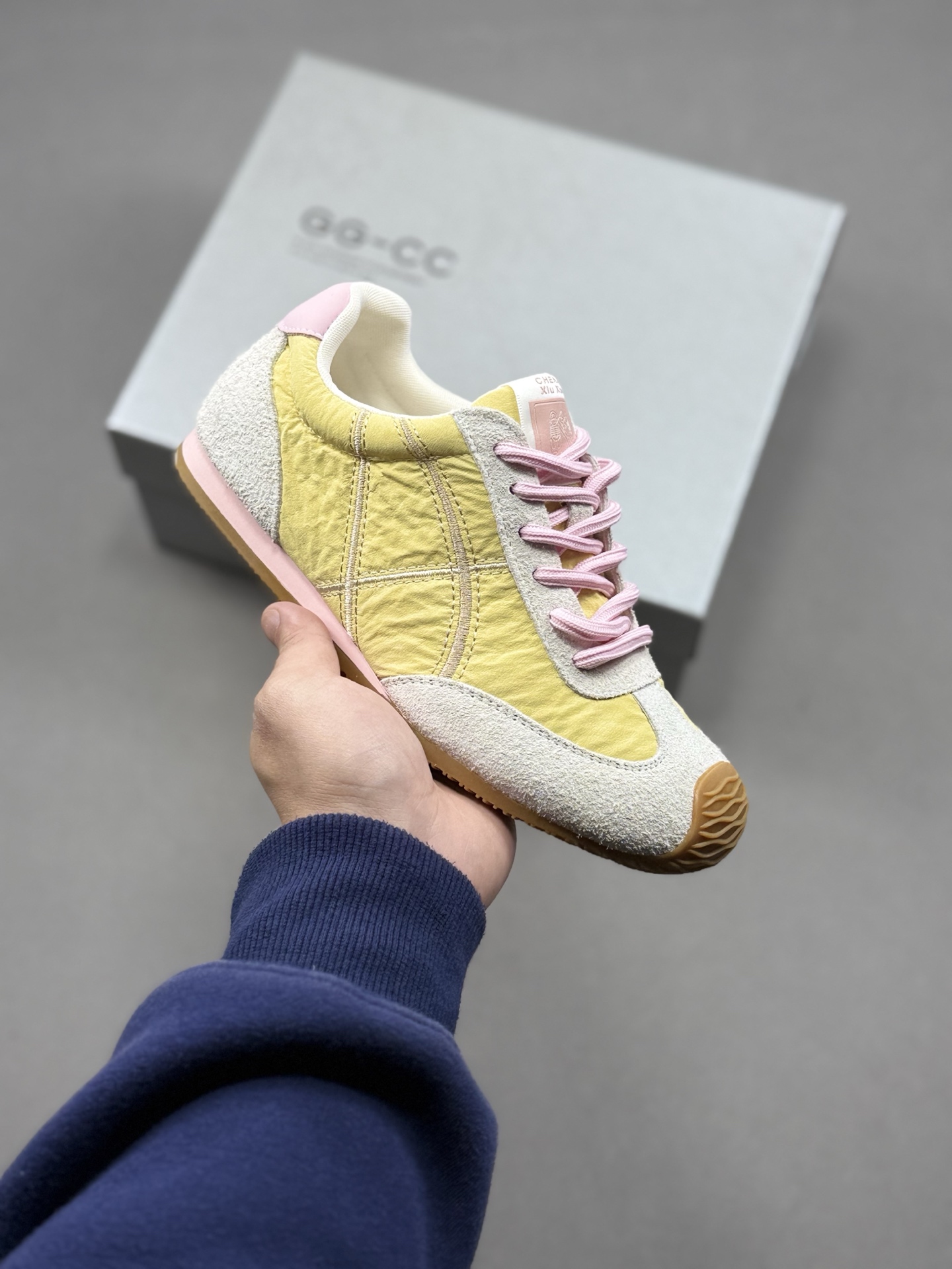 220 MAX广东大厂出品 2025赵露思，新晋潮流鞋靴品GGCC GG-CC 马卡龙拼色彩虹 泡芙鞋 G25U9778