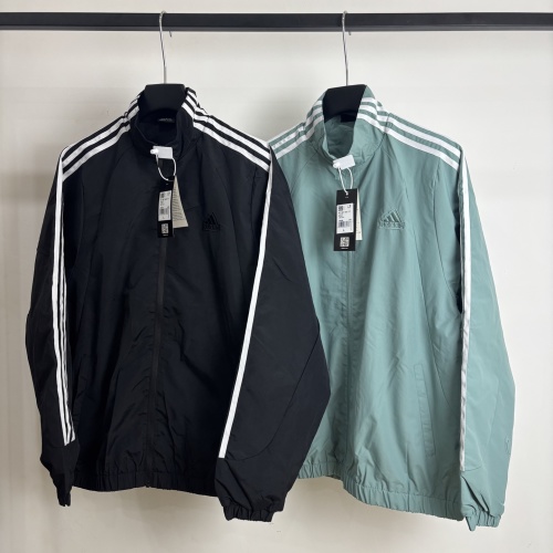 Adidas Women's Lightweight Embroidered Three-Stripe Windbreaker Jacket 1 Adidas Women's Lightweight Embroidered Three-Stripe Windbreaker Jacket