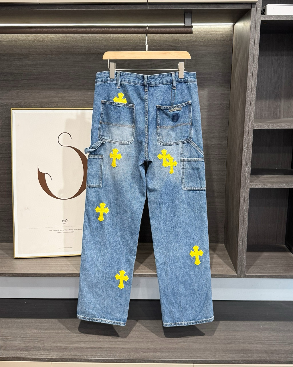 Alternative view of Chrome Hearts Jeans 08209