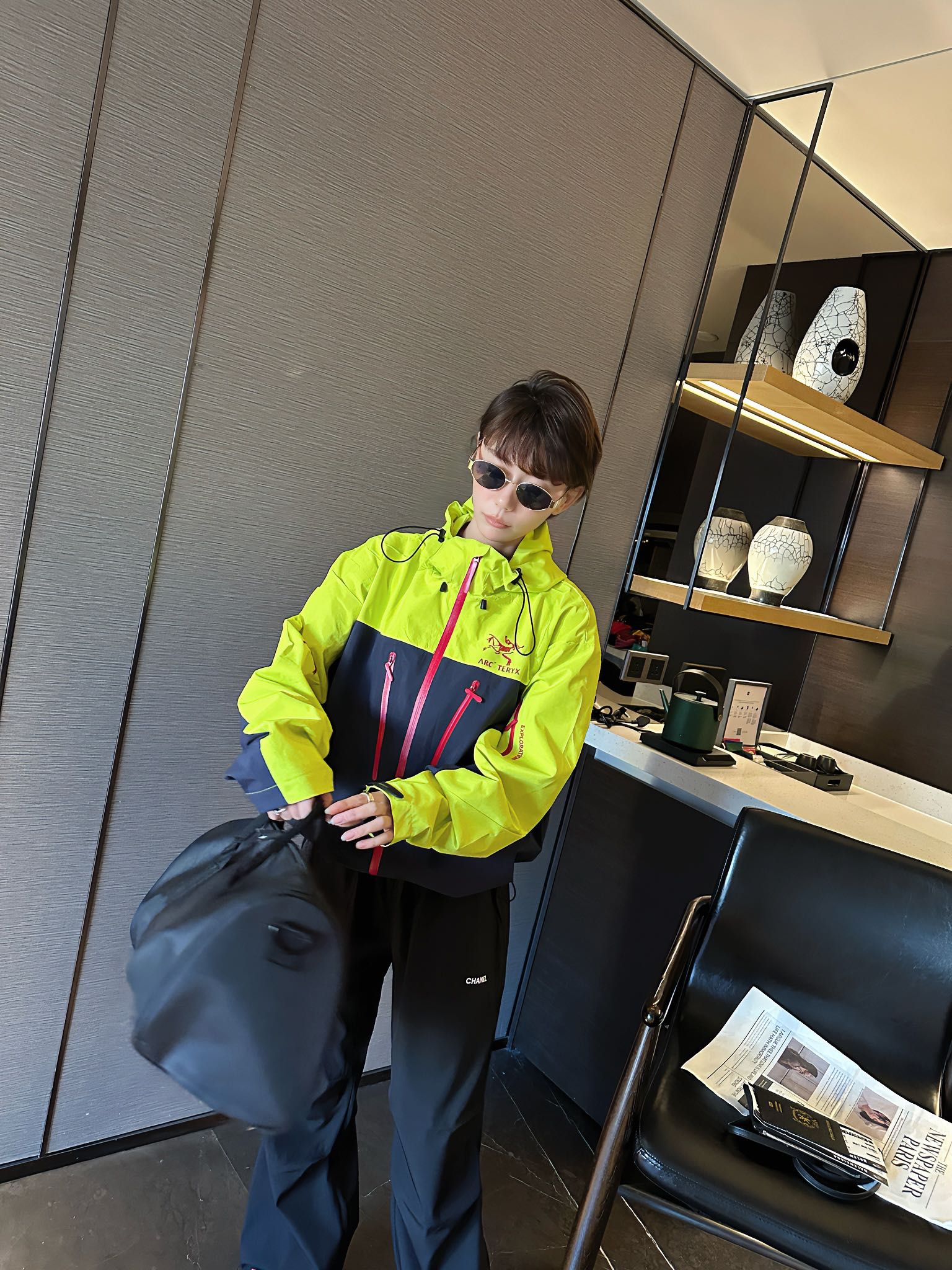 Arc'teryx Limited Edition Dragon Year Color Block Windbreaker Jacket