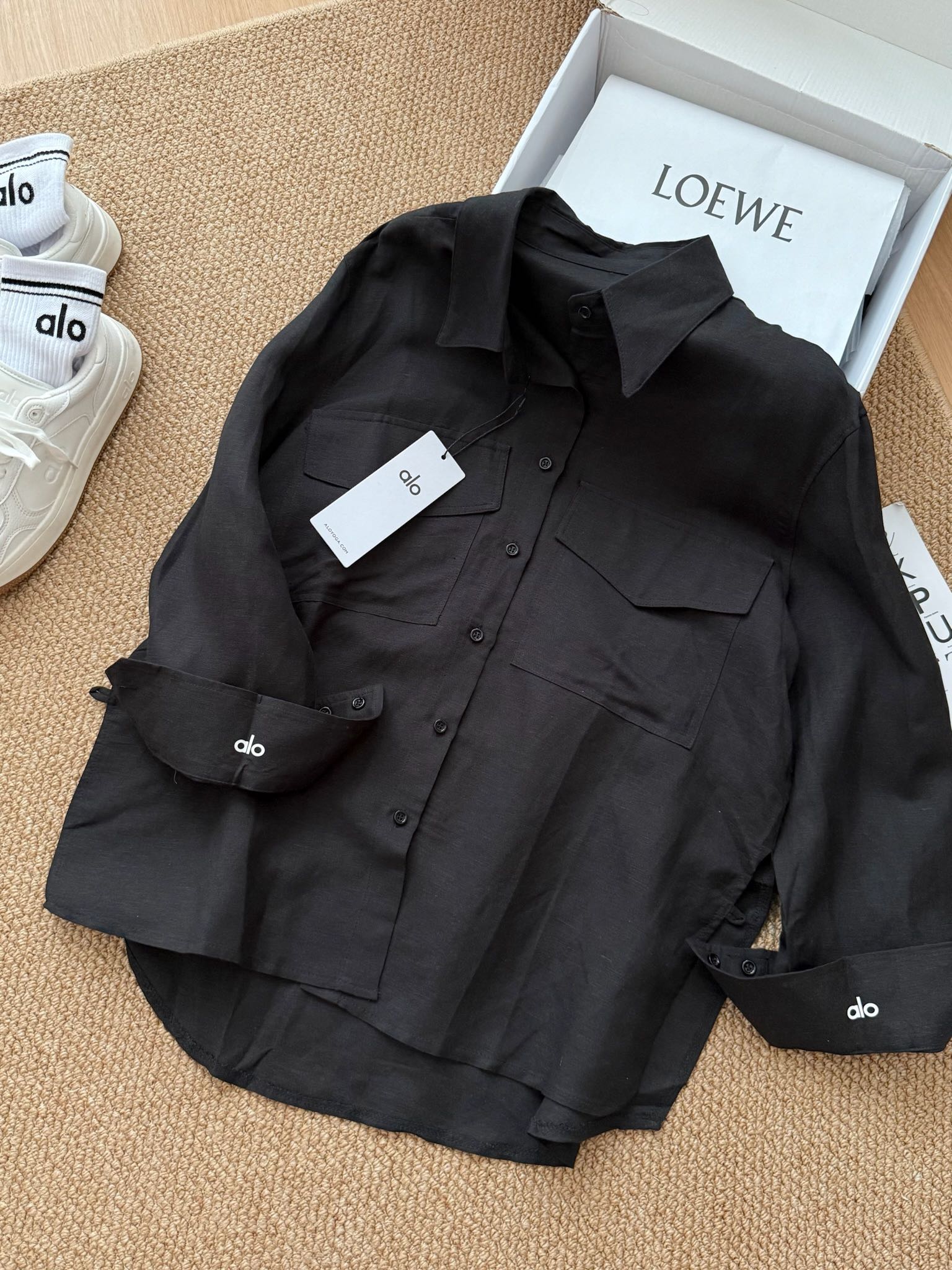 Fashionable Pure Linen Shirt P644 with Unique Charisma in Three Colors - 图片 4
