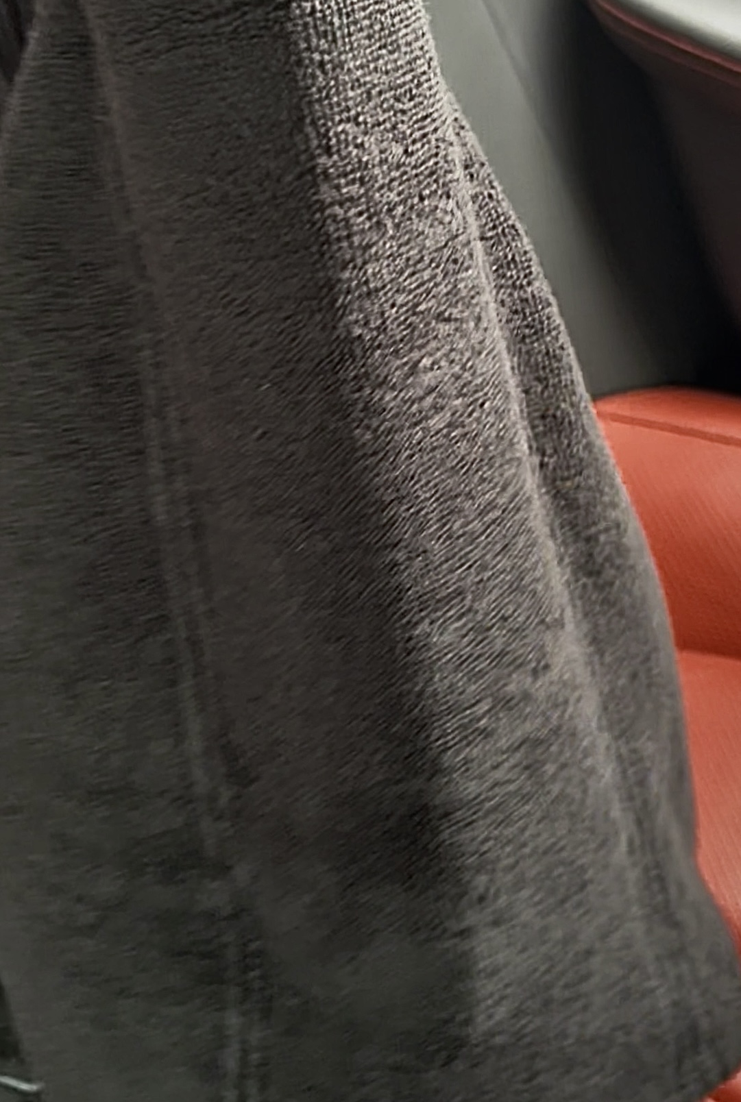 Chanel Gray CC Logo Hobo Bag