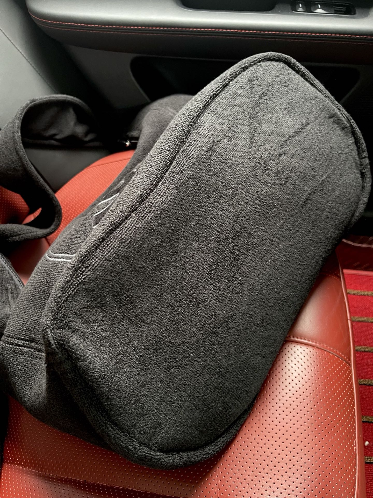 Chanel Gray CC Logo Hobo Bag
