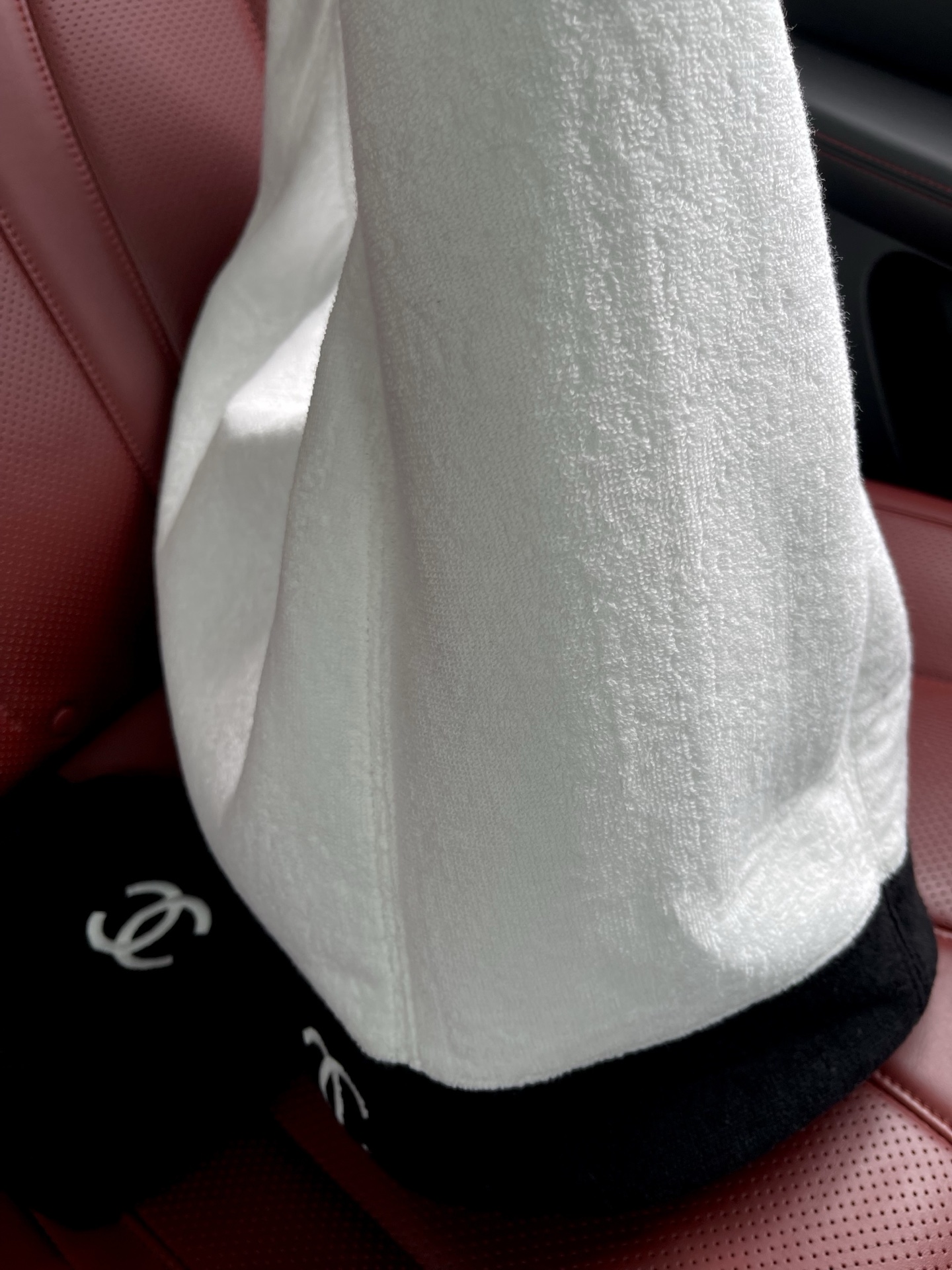 Chanel Two-Tone CC Logo Hobo Bag