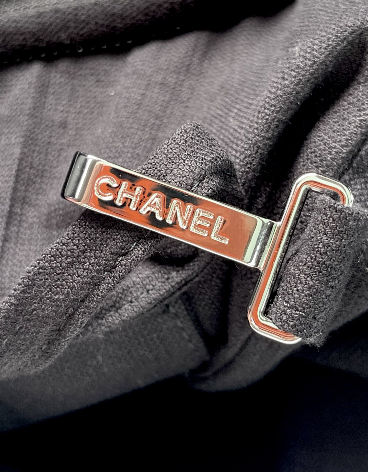 Chanel Two-Tone CC Logo Hobo Bag