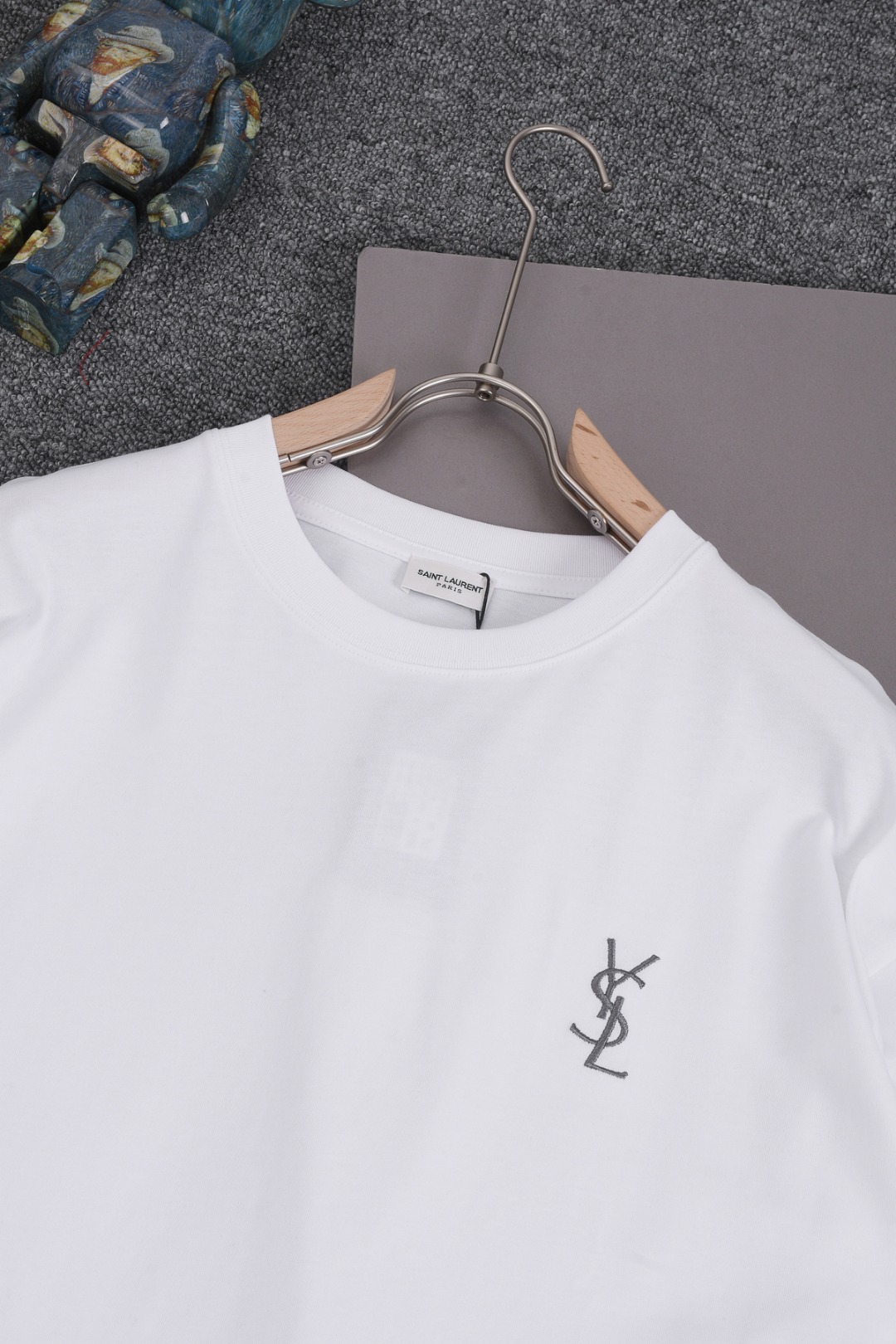 Classic Logo Short-Sleeved T-Shirts in Exclusive Cotton Fabric – YSL 25SS Collection - 图片 2