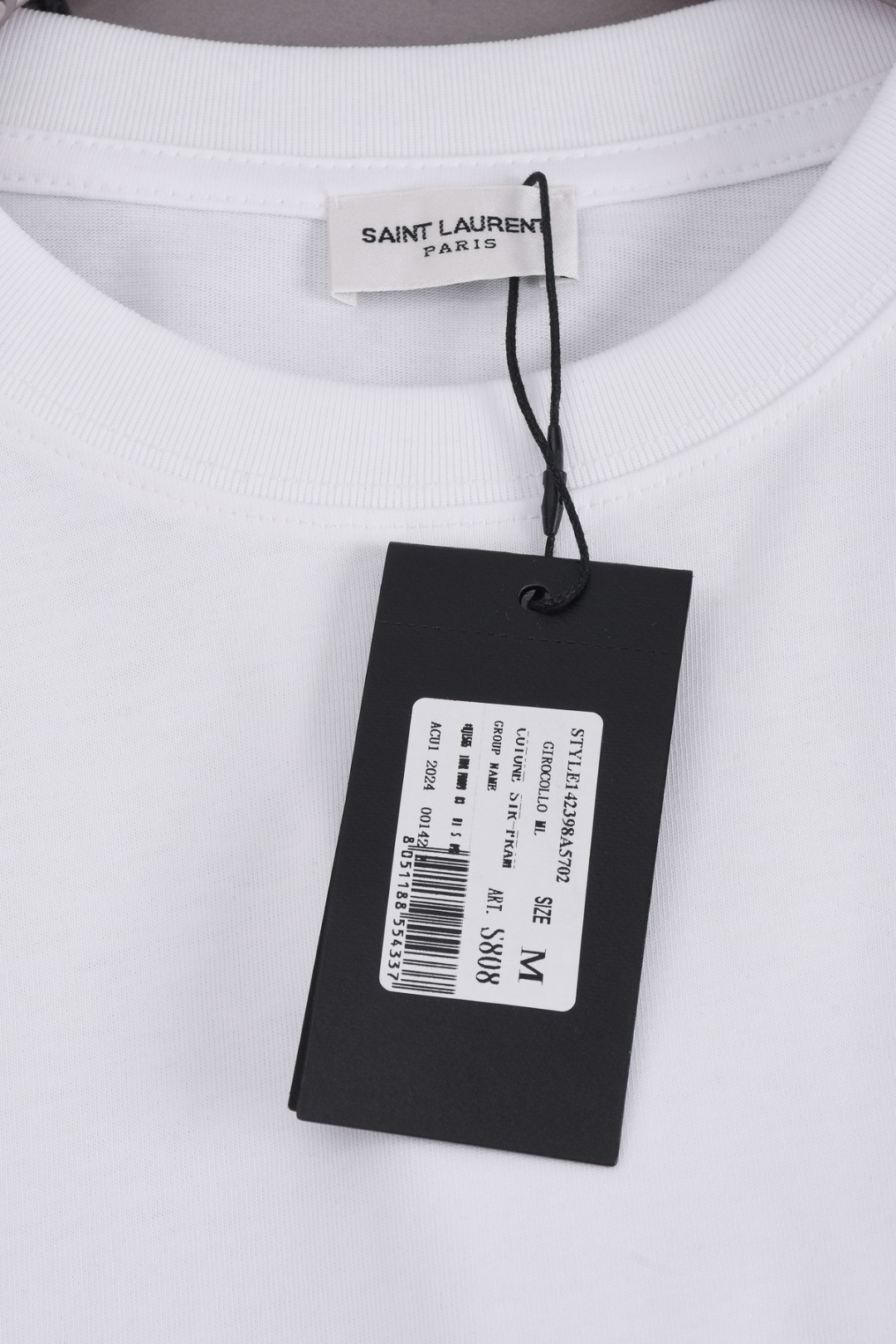 Classic Logo Short-Sleeved T-Shirts in Exclusive Cotton Fabric – YSL 25SS Collection - 图片 8