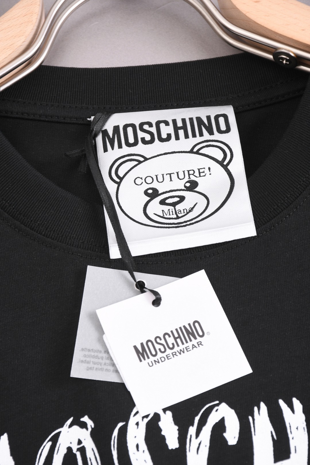 CJ Moschino 25SS Men’s Classic Logo T-Shirt in Yellow, Black, and Red - 图片 8