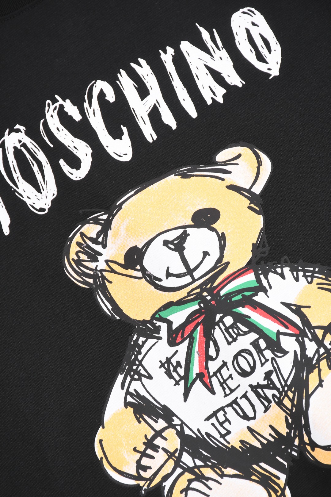CJ Moschino 25SS Men’s Classic Logo T-Shirt in Yellow, Black, and Red - 图片 4