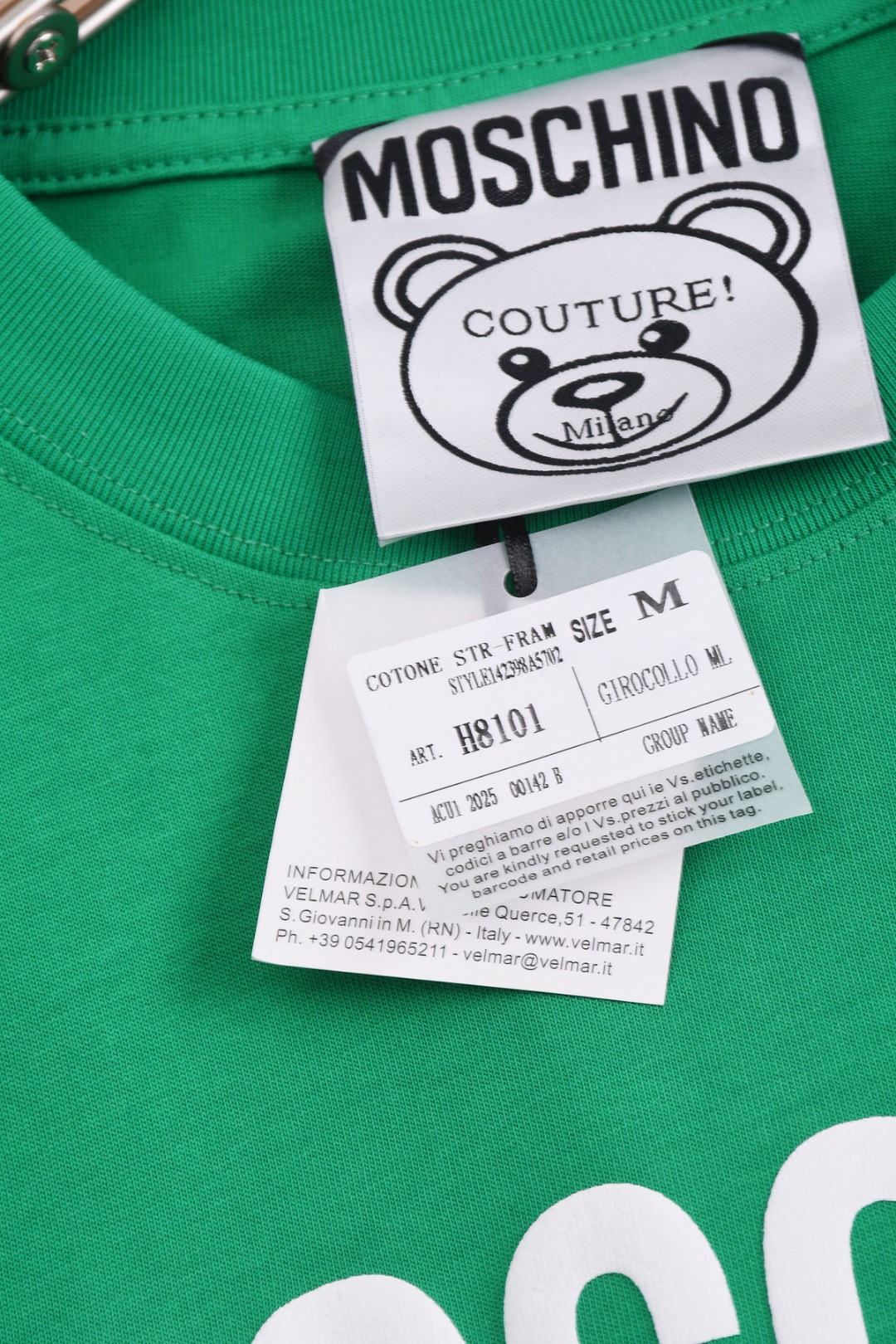 CJ Moschino 25SS T-Shirts: Classic Logo Design, Exclusive Cotton Fabric, Various Colors & Sizes - 图片 8