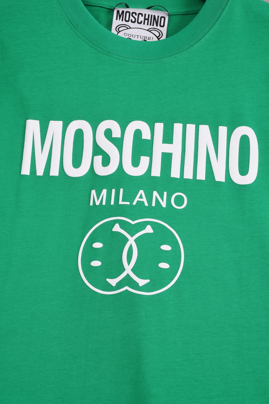 CJ Moschino 25SS T-Shirts: Classic Logo Design, Exclusive Cotton Fabric, Various Colors & Sizes - 图片 4