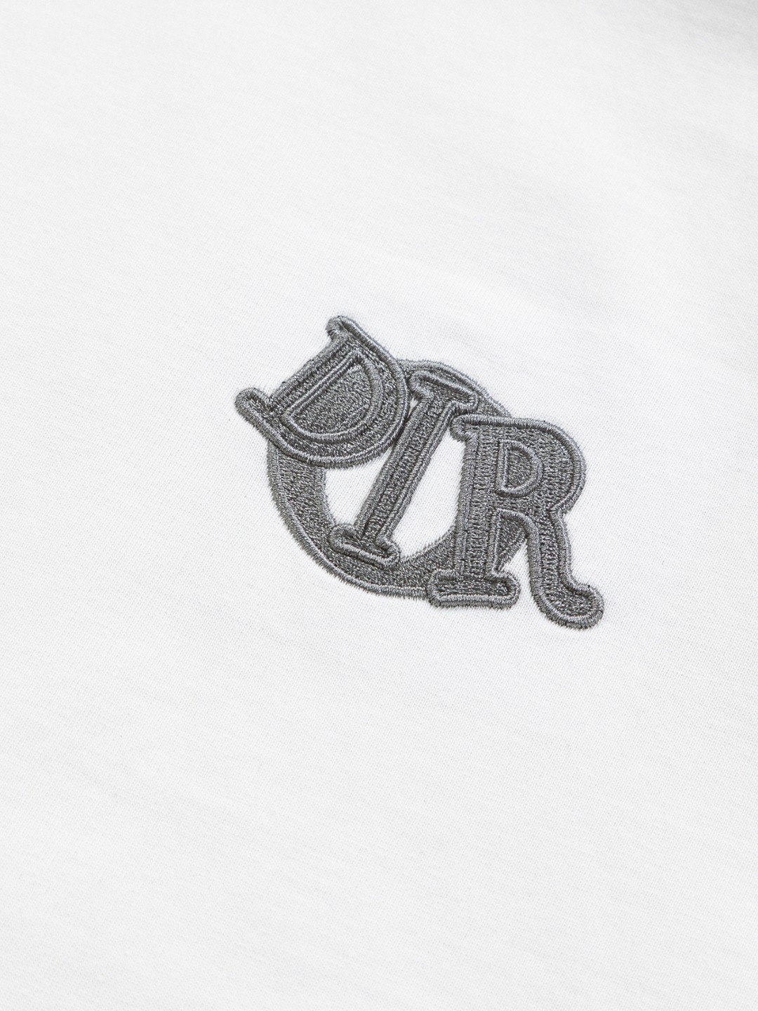 Luxury Dior Embroidered Shirt: Classic Black and White Design, Perfect for Summer Comfort - 图片 8