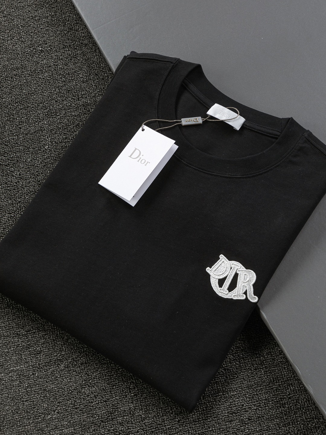 Dior Micro-wide CD 25ss Embroidered Shirt: Luxury Elegance in Black & White - 图片 7