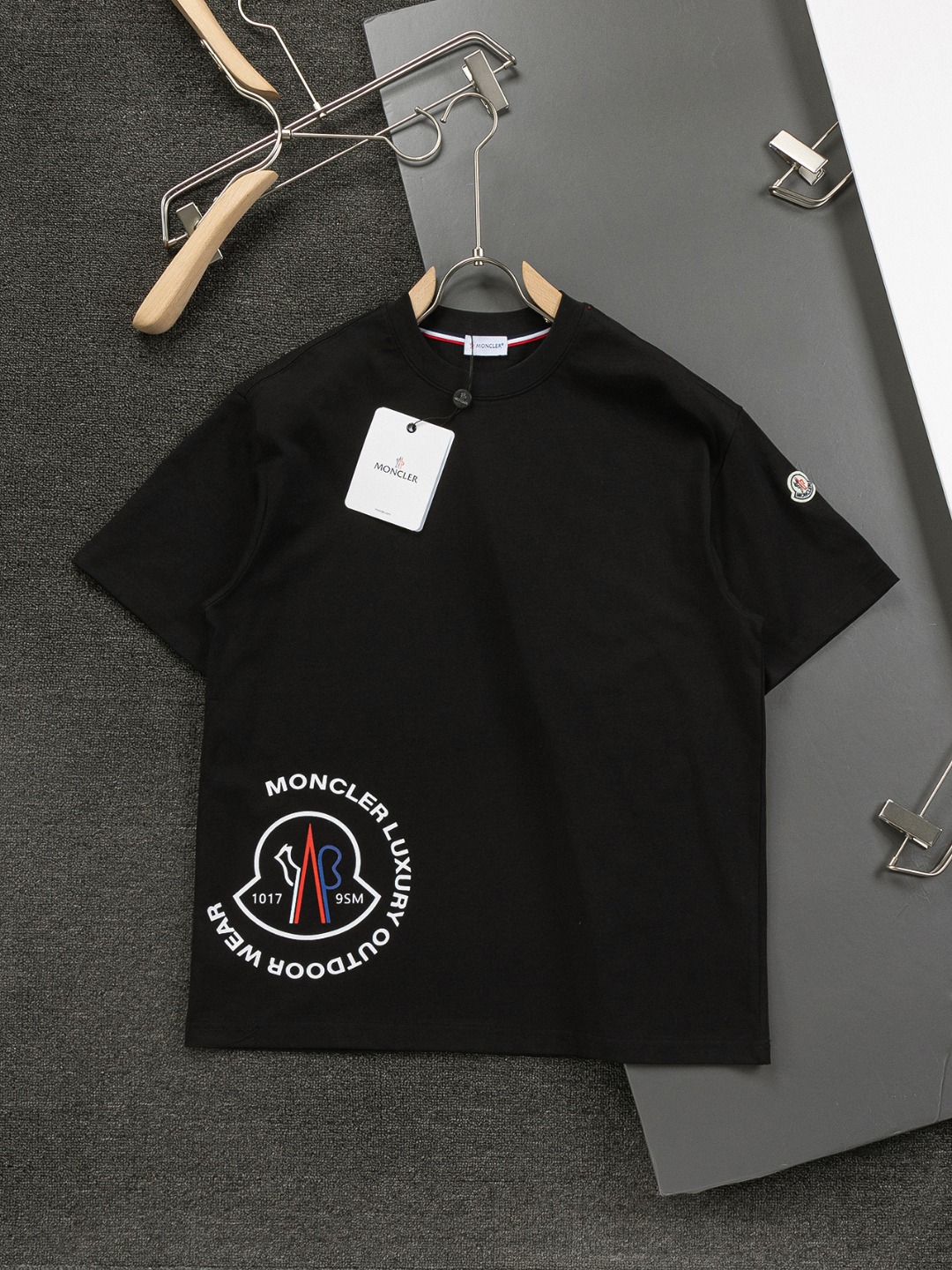 Moncler Montclair alta versión, corte ligeramente ancho, S-XL, la más alta calidad, dobladillo inferior con letras negr…