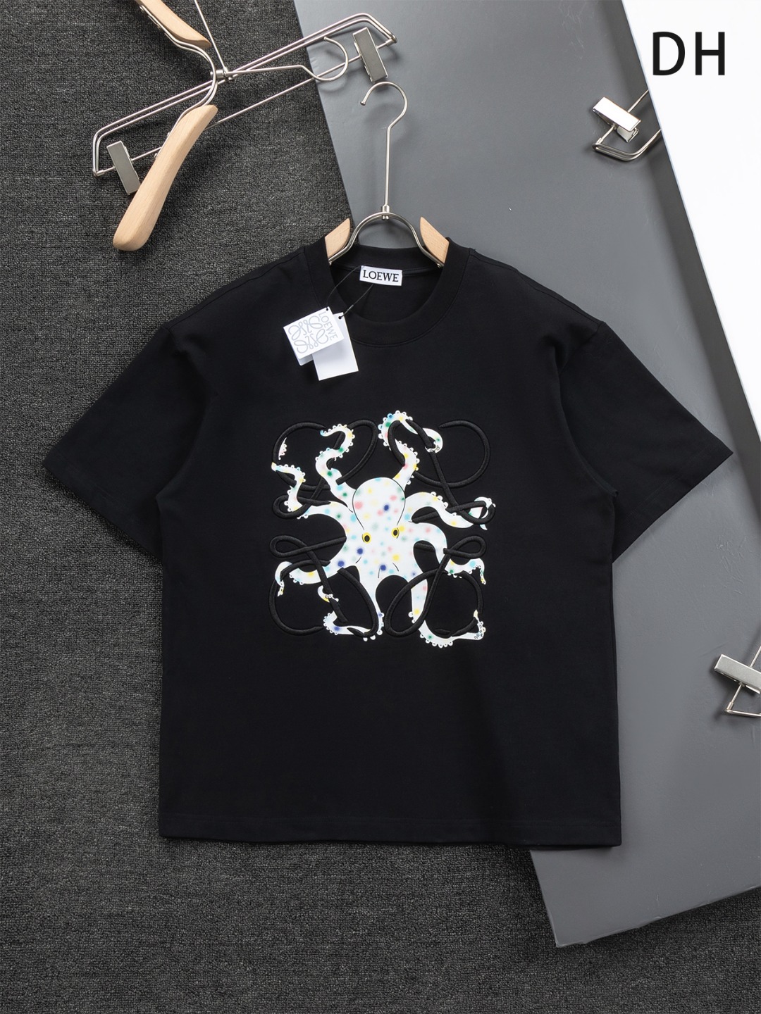 🅿️95 LOEWE Loewe, corte ligeramente holgado S-XL, 25ss último y más top, colaboración SunaFujita, pulpo bordado 🪡 cam…