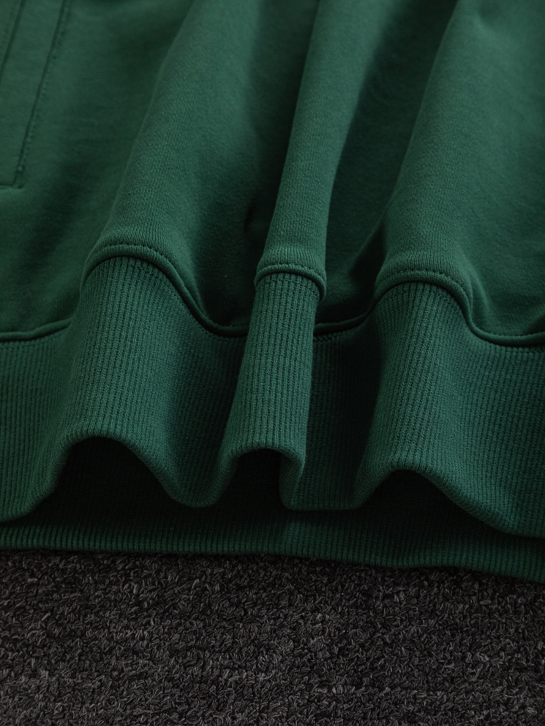Dior 25SS Quarter-Zip Pullover Sweatshirt with Embroidered Logo - Green 12 o 1j2nfu0a61ue16m01cde1nas6uf5